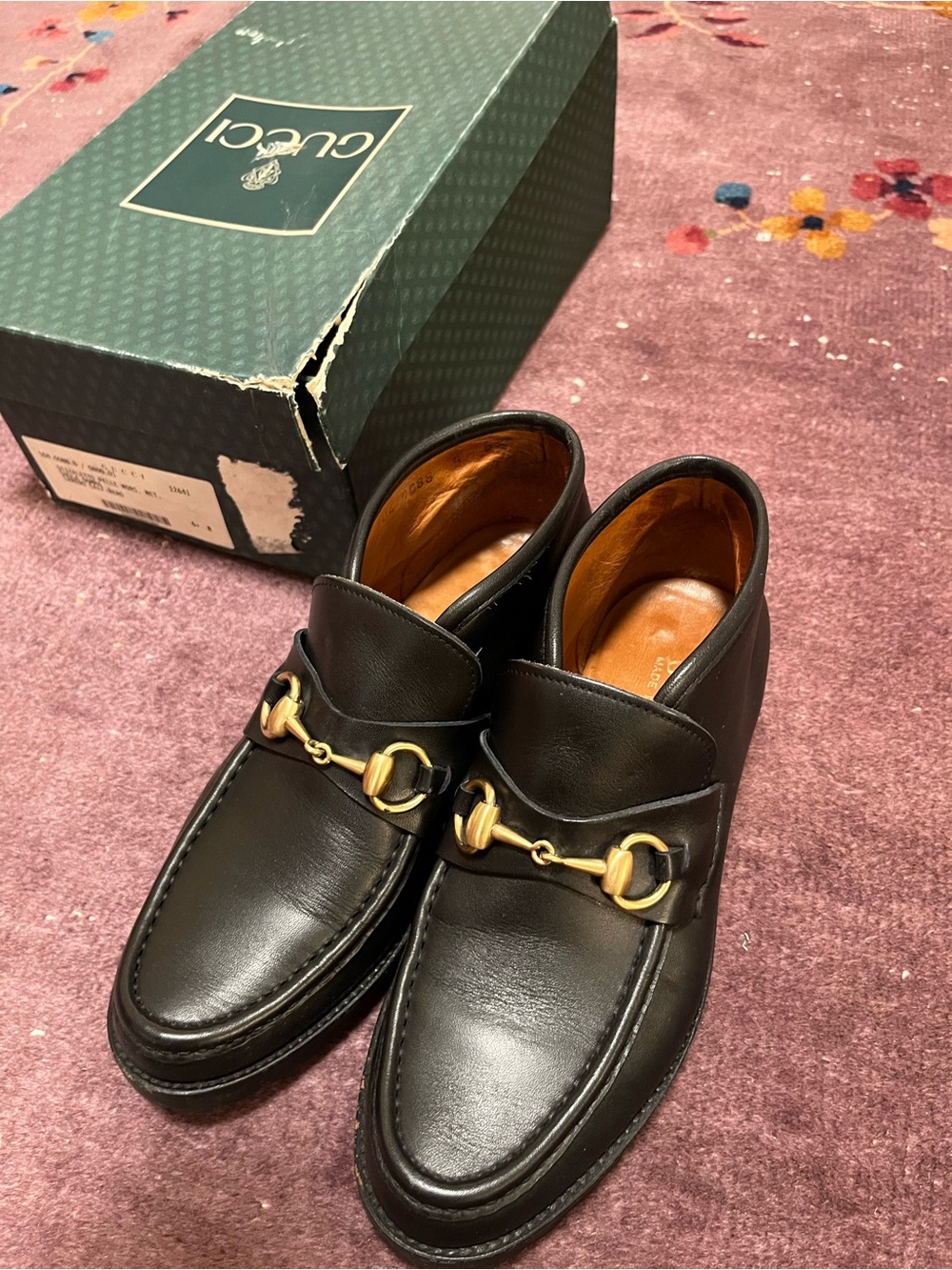 Gucci Horsebit Laredo Calf Loafer Boot